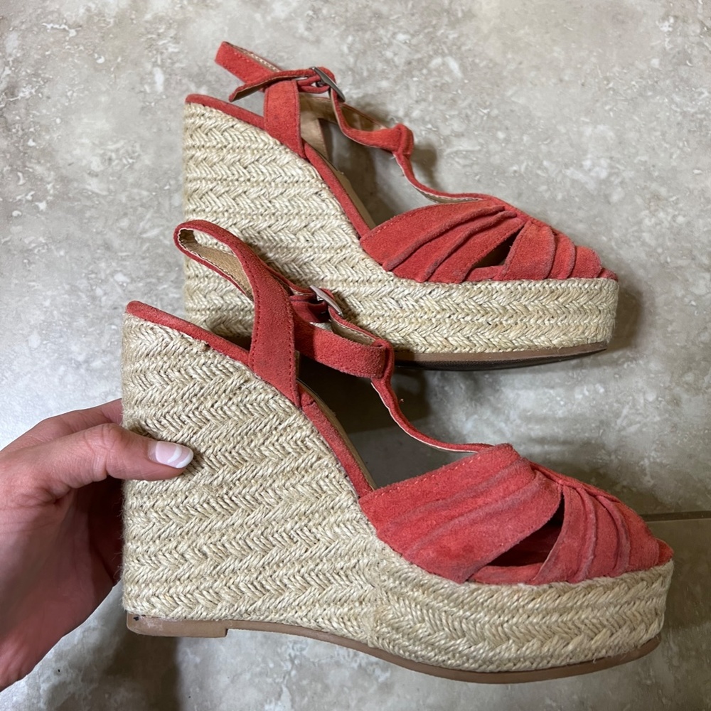 Steve Madden Coral wedges, size 5.5, slightly worn